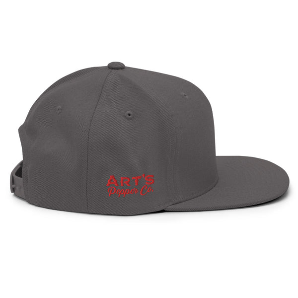 Flat Bill Hat - Snapback
