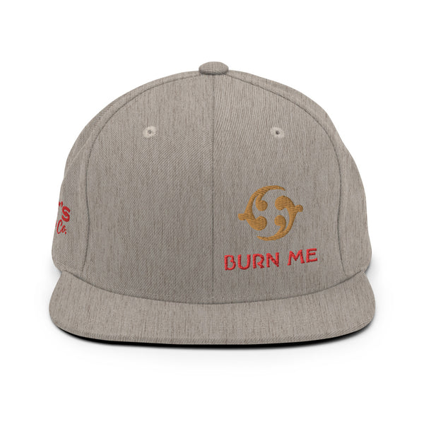 Flat Bill Hat - Snapback