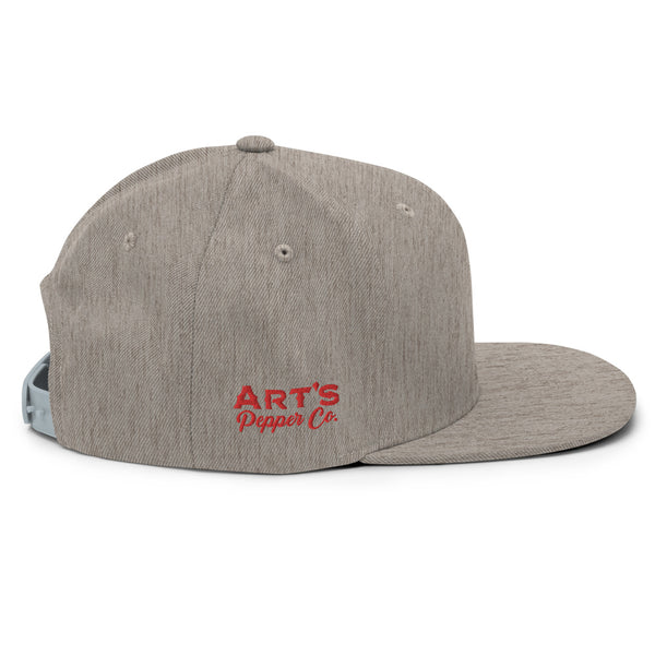 Flat Bill Hat - Snapback
